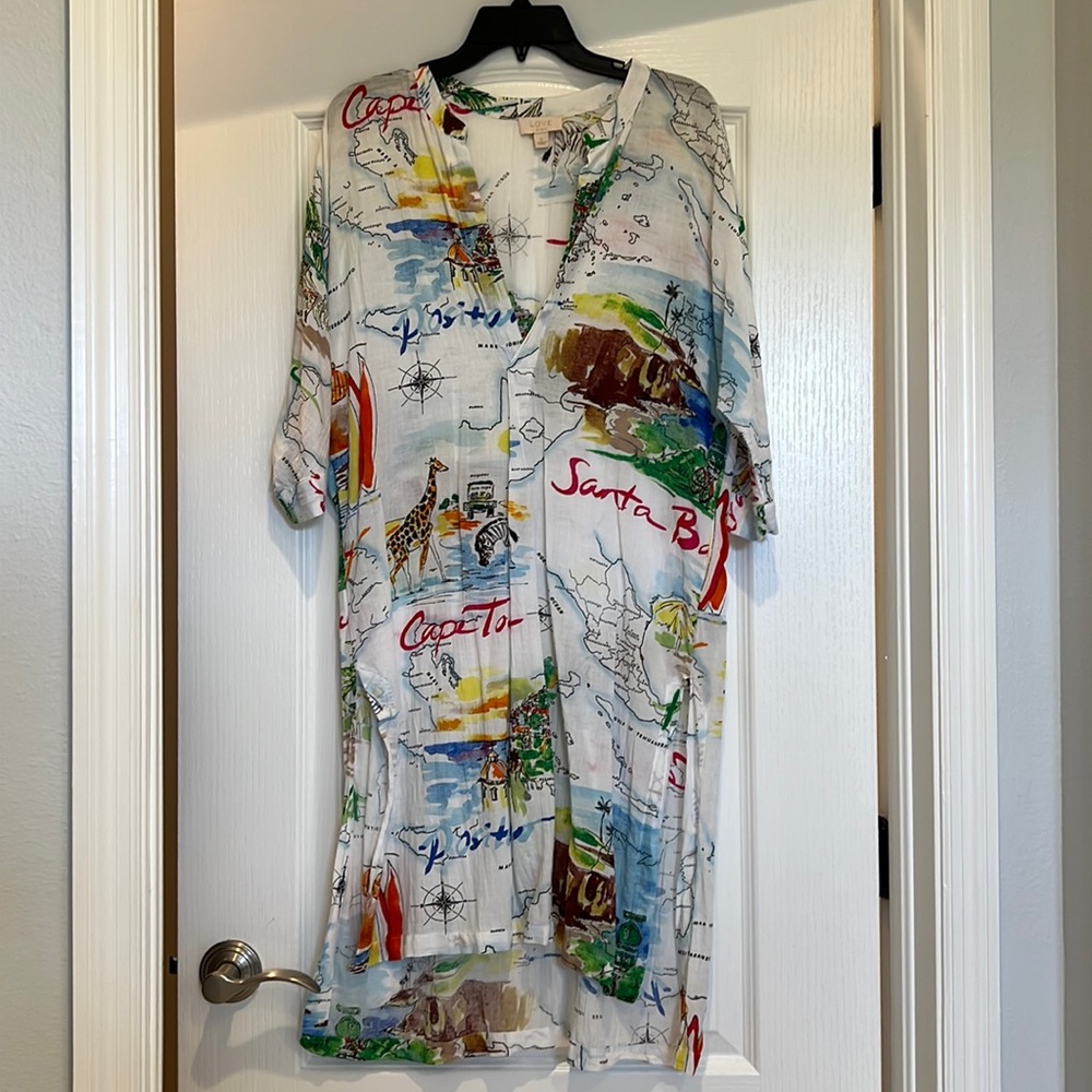 Exotic Gap Love Swim Coverup Size Small